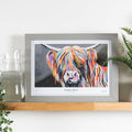 Highland Cow Print by Steven Brown Art