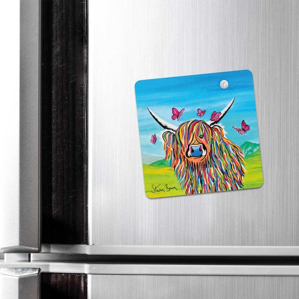 Steven Brown Art Highland Cow Fridge Magnet