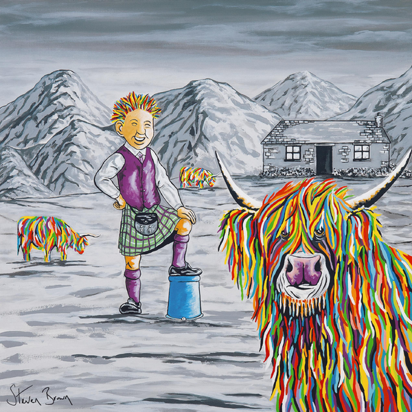 Oor Wullie & Big Tam McCoo-Steven Brown Art