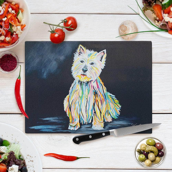 Archie McDug - Glass Chopping Board