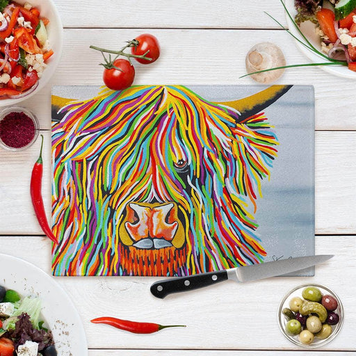 Big Malky McCoo - Glass Chopping Board