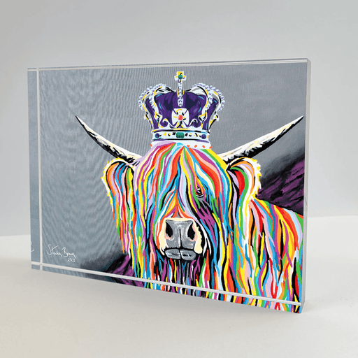 Coronation Charlie McCoo - Acrylic Art Block