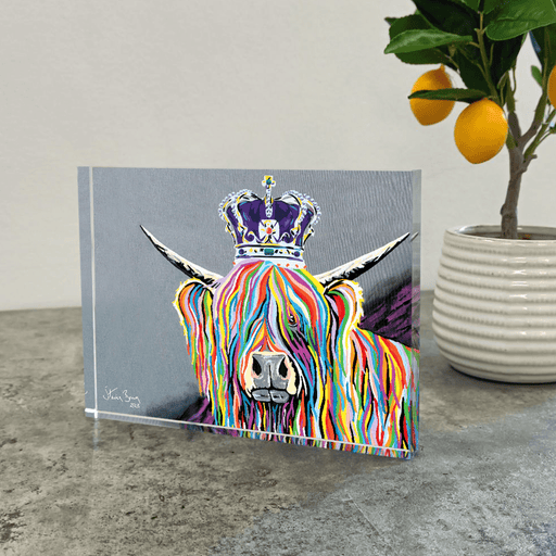 Coronation Charlie McCoo - Acrylic Art Block