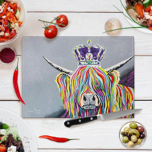 Coronation Charlie McCoo - Glass Chopping Board