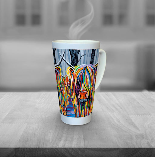 Jean & Bob McCoo and The Bairn - Latte Mug