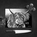 Lizzie McCoo The Noo - Glass Chopping Board