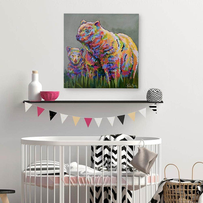 Mam McBear & The Wean - Canvas Prints