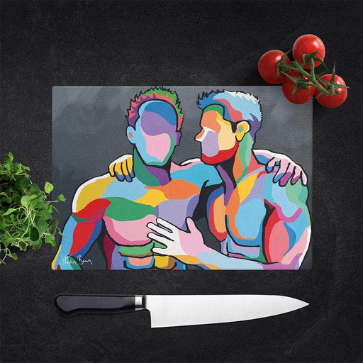 McLovin Him - Glass Chopping Board