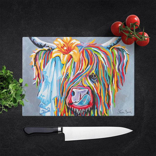 Mrs Toby Mori McCoo - Glass Chopping Board