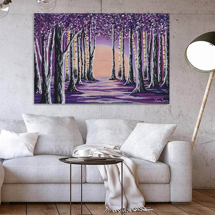 Purple Forest - Canvas Prints