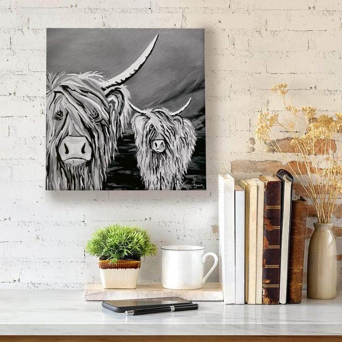 Rab & Isa McCoo The Noo - Canvas Prints