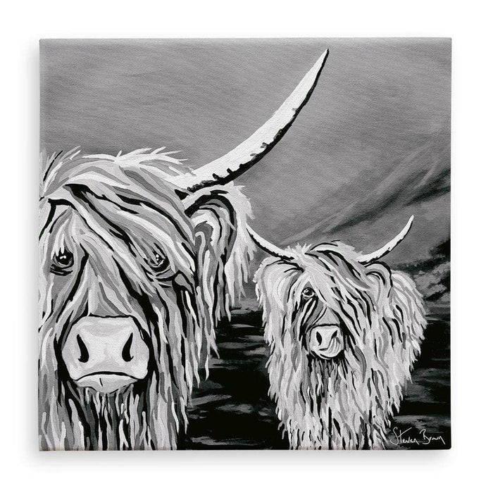 Rab & Isa McCoo The Noo - Canvas Prints