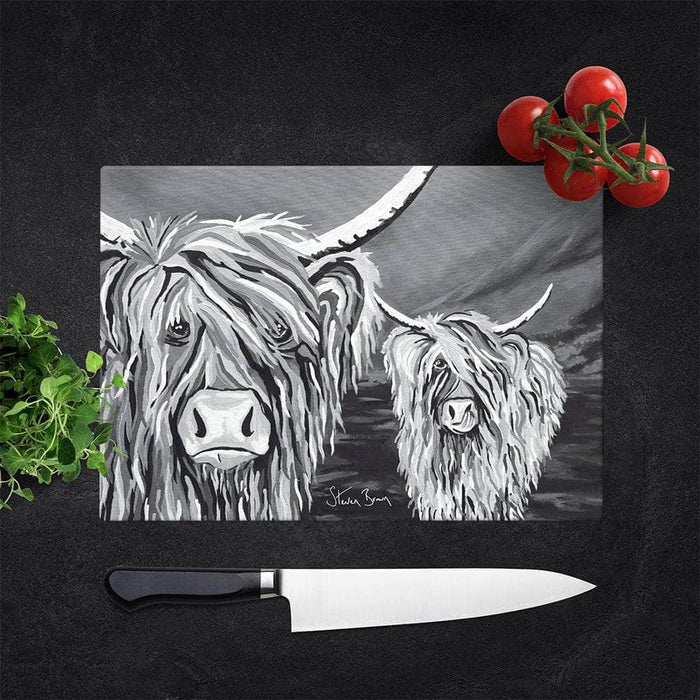 Rab & Isa McCoo The Noo - Glass Chopping Board