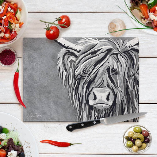 Rab McCoo The Noo - Glass Chopping Board