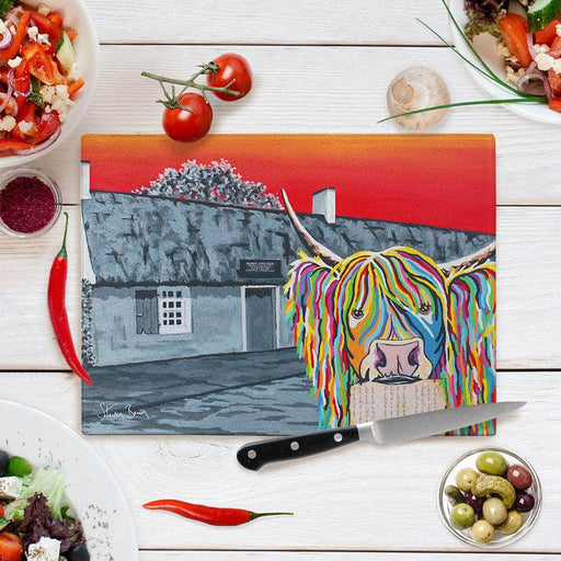 Rabbie McCoo - Glass Chopping Board