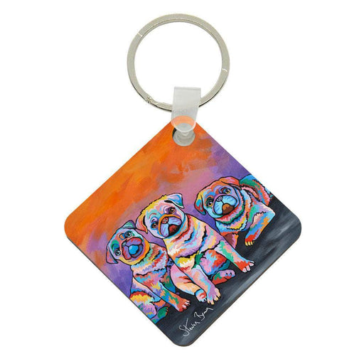 Scotty, Billy & Pugz McDug - Acrylic Keyring