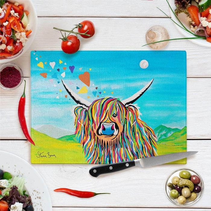 Sweetheart Chloe McCoo - Glass Chopping Board