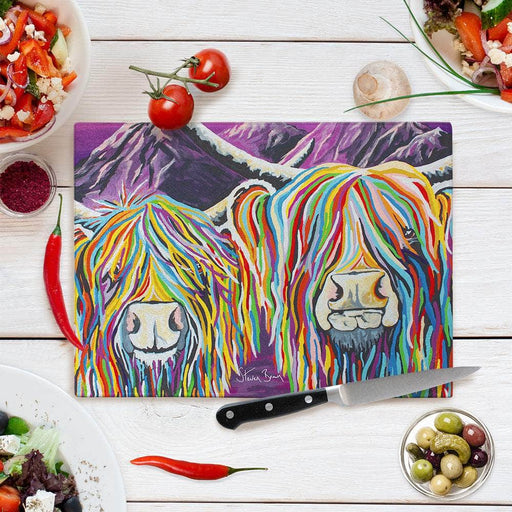 Wullie & Maggie McCoo - Glass Chopping Board